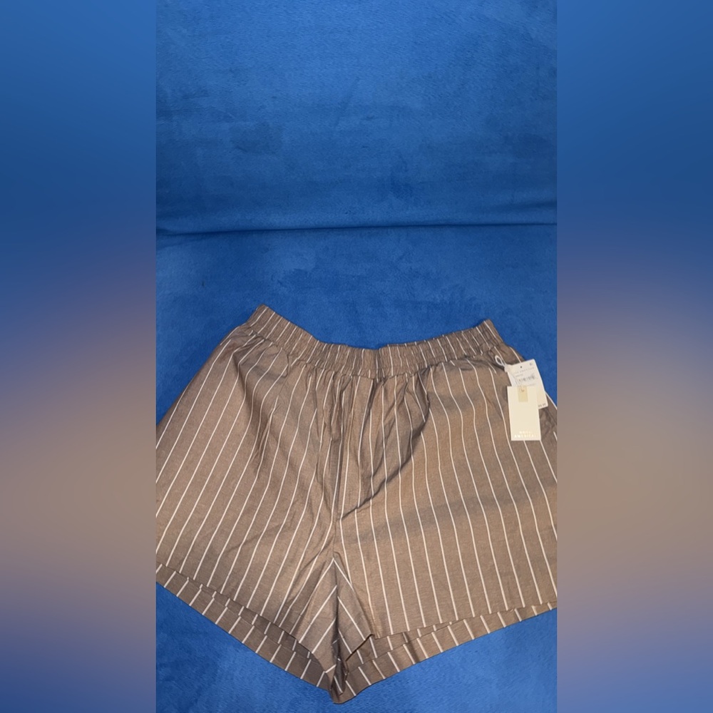 GOOD AMERICAN POPLIN SHORTS